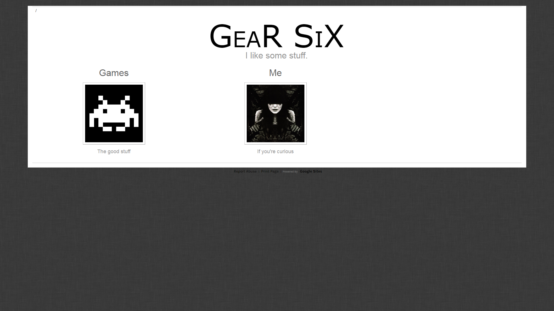 gearsix.net v0 home